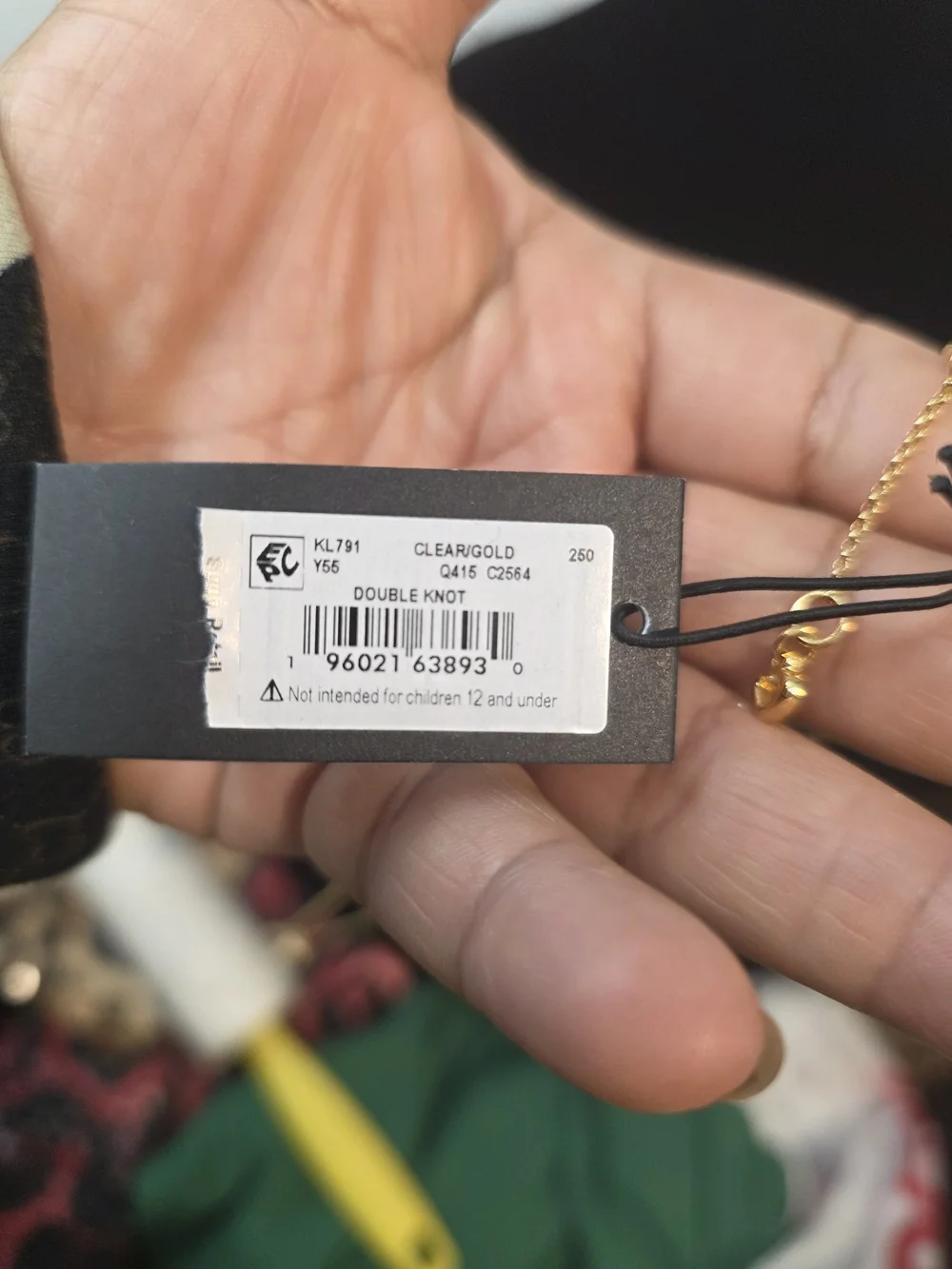 New kate spade Gold Knot Pendant Necklace